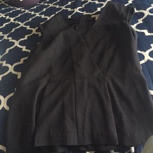 Black semi-formal blouse